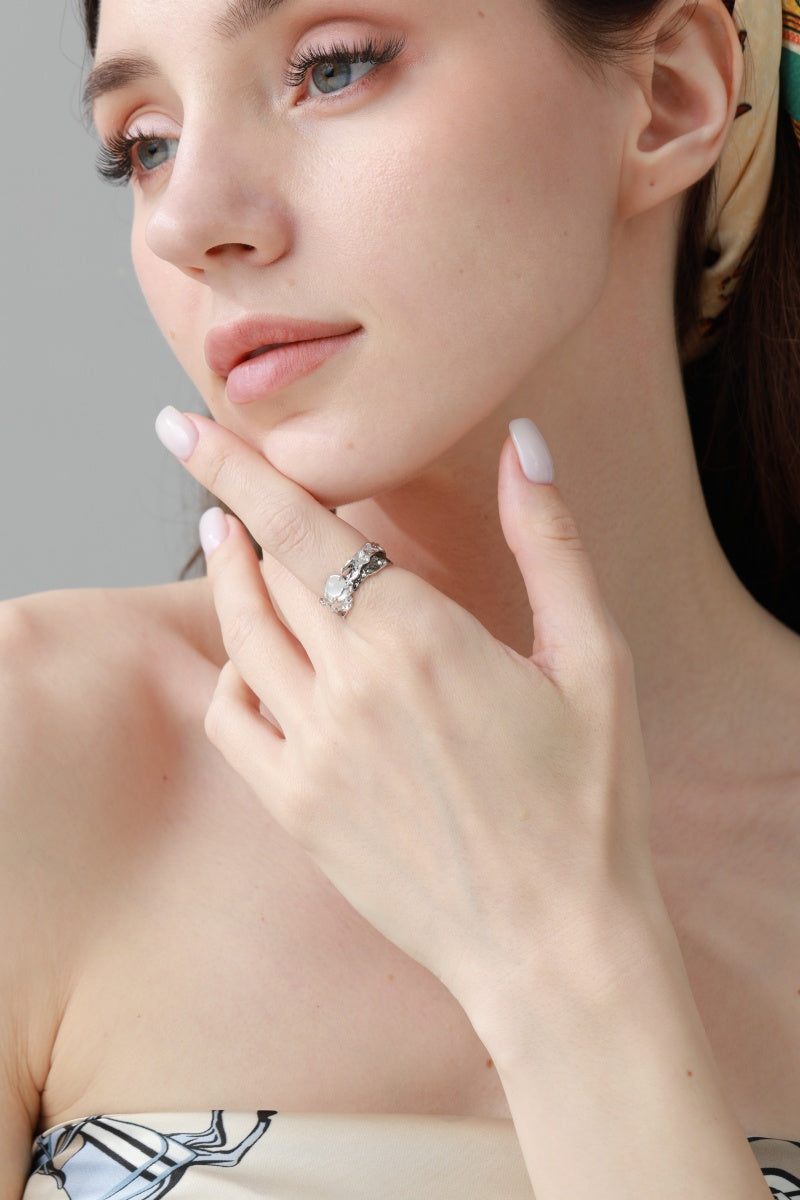 Celestial Sun Nugget Rings – Matching Couple Jewelry 🌞