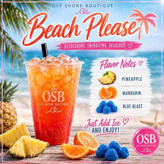 Beach Please Loaded Tea Packet