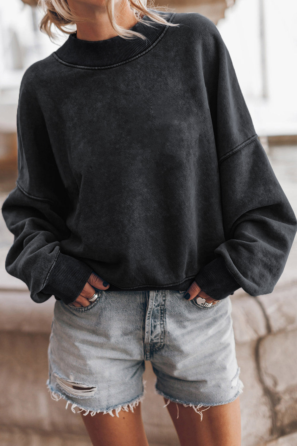 Drop Shoulder Sweatshirt LT